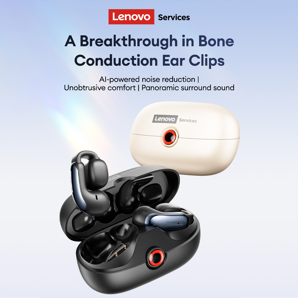 Wireless Earbuds Tws - Lenovo LES-108 conducción ósea TWS Clips