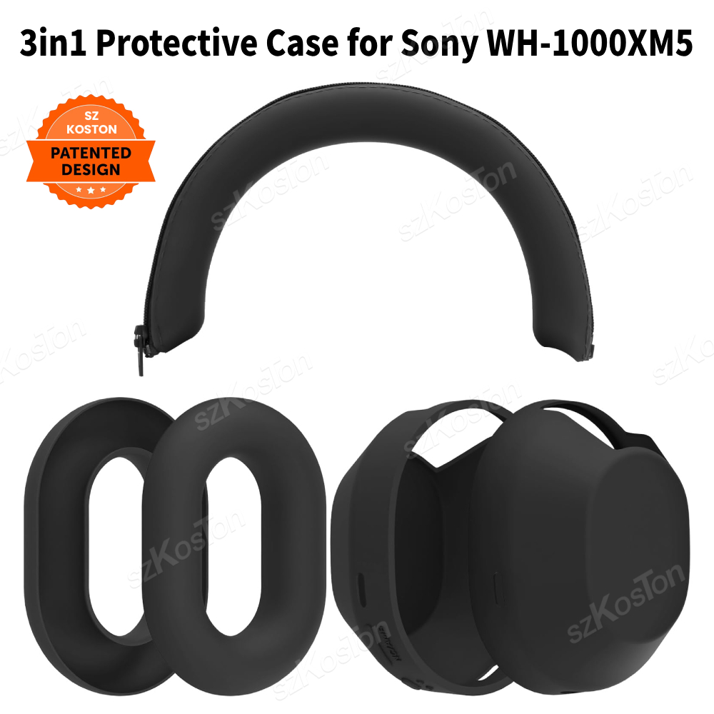 Sony Headphone Wh-1000Xm5 - Funda protectora de silicona 3 en