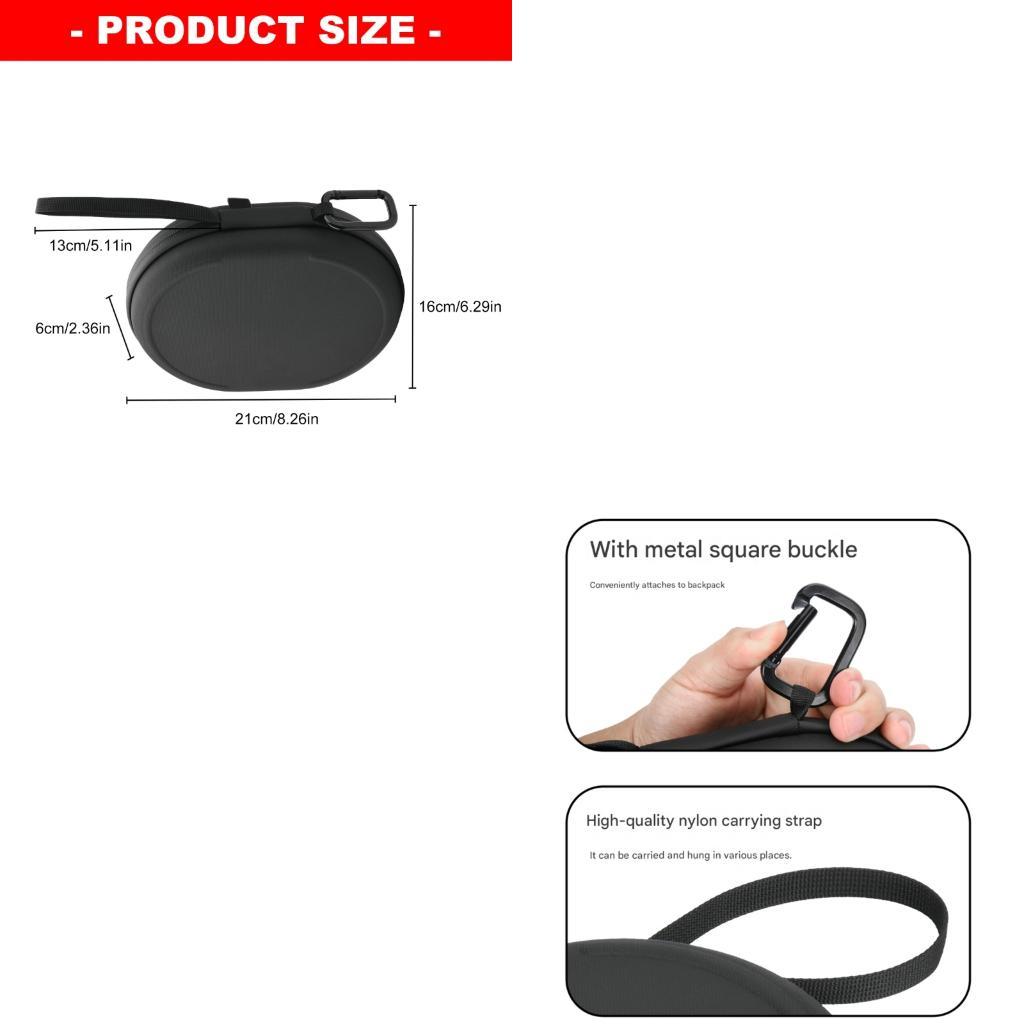 Headphone Case Hard - Estuche rígido EVA para auriculares para