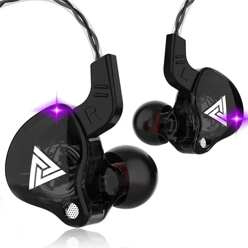 Audiophile Headphone Wired - Original QKZ AK6 controlador de cobre