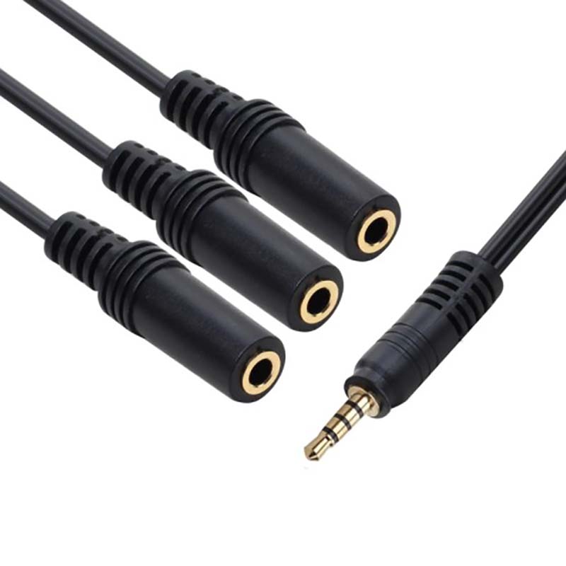 Earphone Splitter Jack - Adaptador Divisor de Audio de 3.5mm