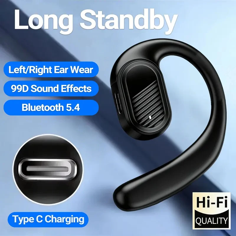 Bluetooth Headset On Ear - Auriculares Inalámbricos Bluetooth 5.4, Auriculares Universales