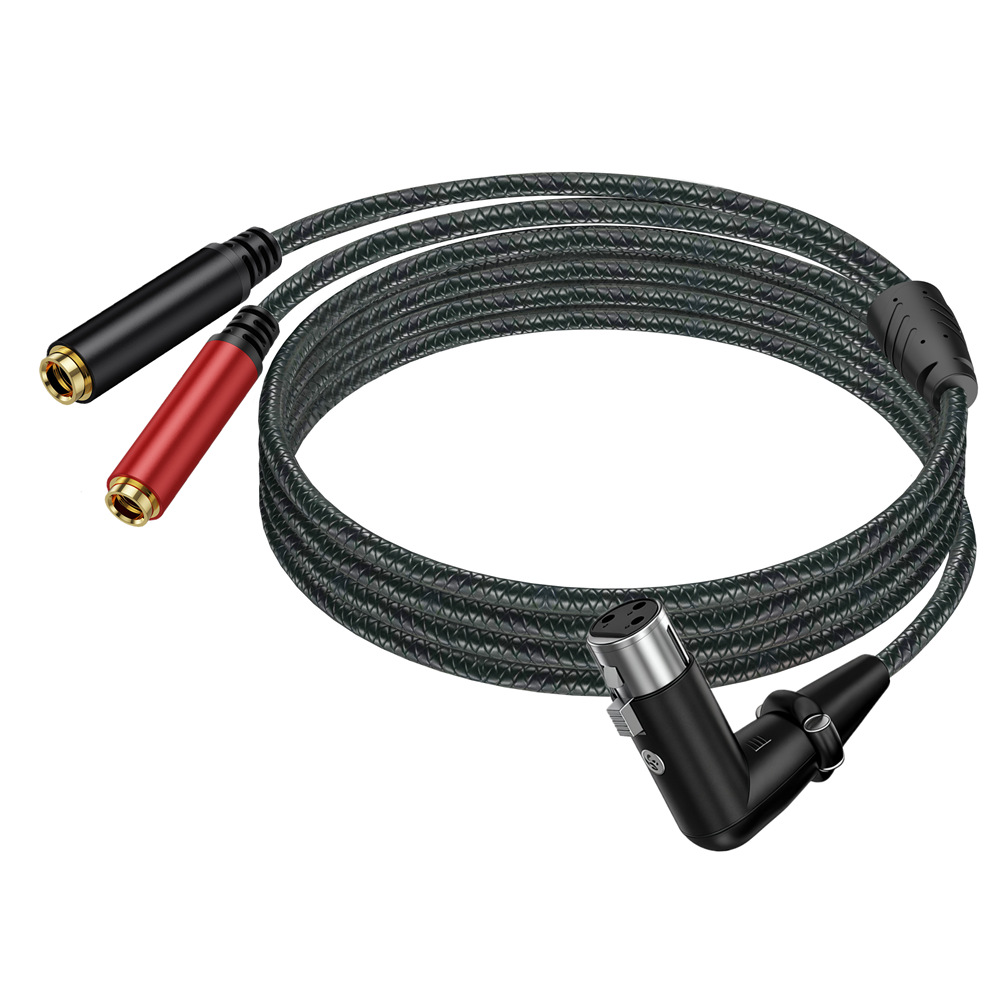 Cable divisor de audio XLR hem - Earphone Splitter Jack reseña y precio