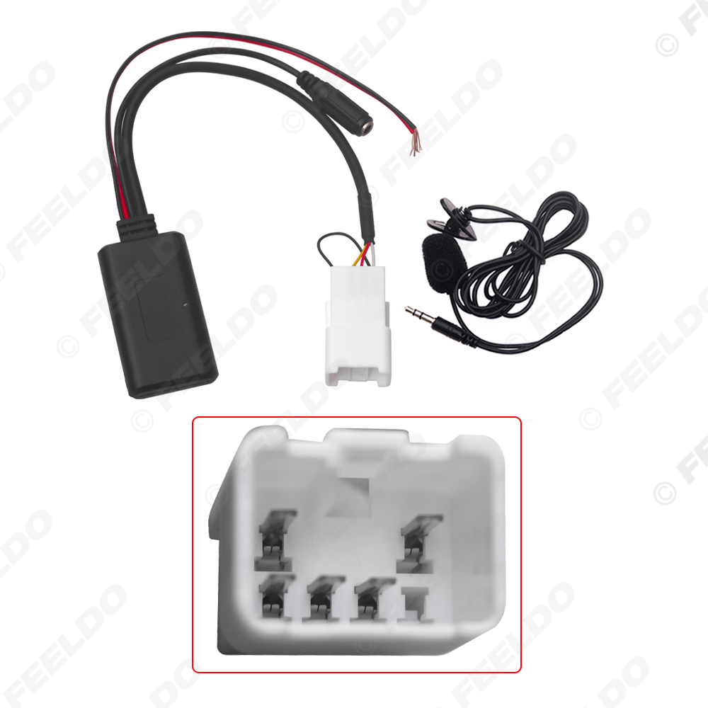 FEELDO 1PC coche 5Pin inalámbr - Bluetooth Adapter Receiver reseña y precio