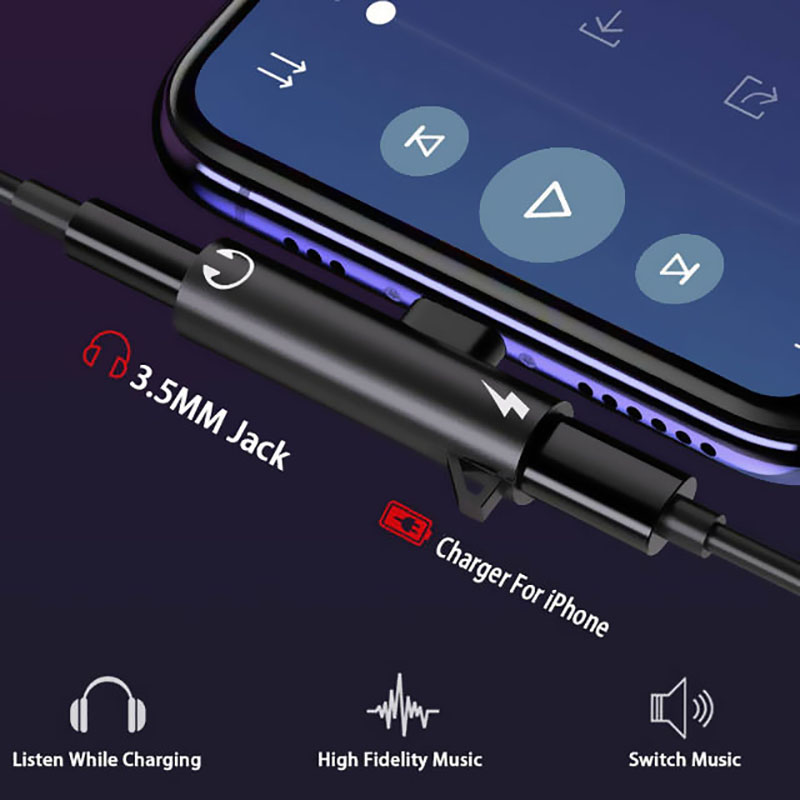 Adaptador Divisor de Audio y C - Earphone Splitter Jack reseña y precio