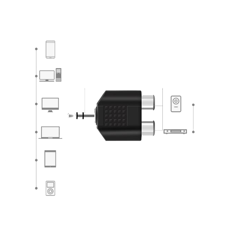 1/2/4 unidades Adaptador de ca - Earphone Splitter Jack reseña y precio
