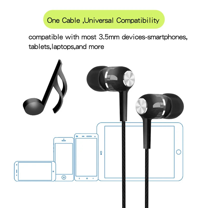 1/2/3/4 Uds. Auriculares con c - Wired Earphone Mic reseña y precio