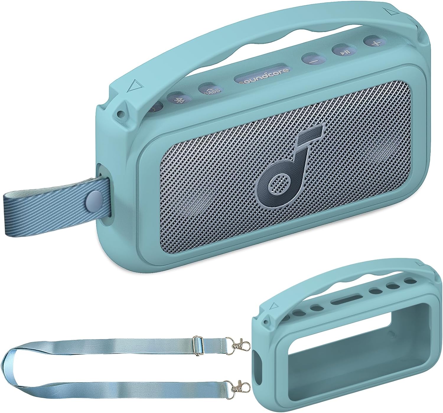 Funda protectora con mango de  - Anker Speaker Soundcore Motion+ reseña y precio