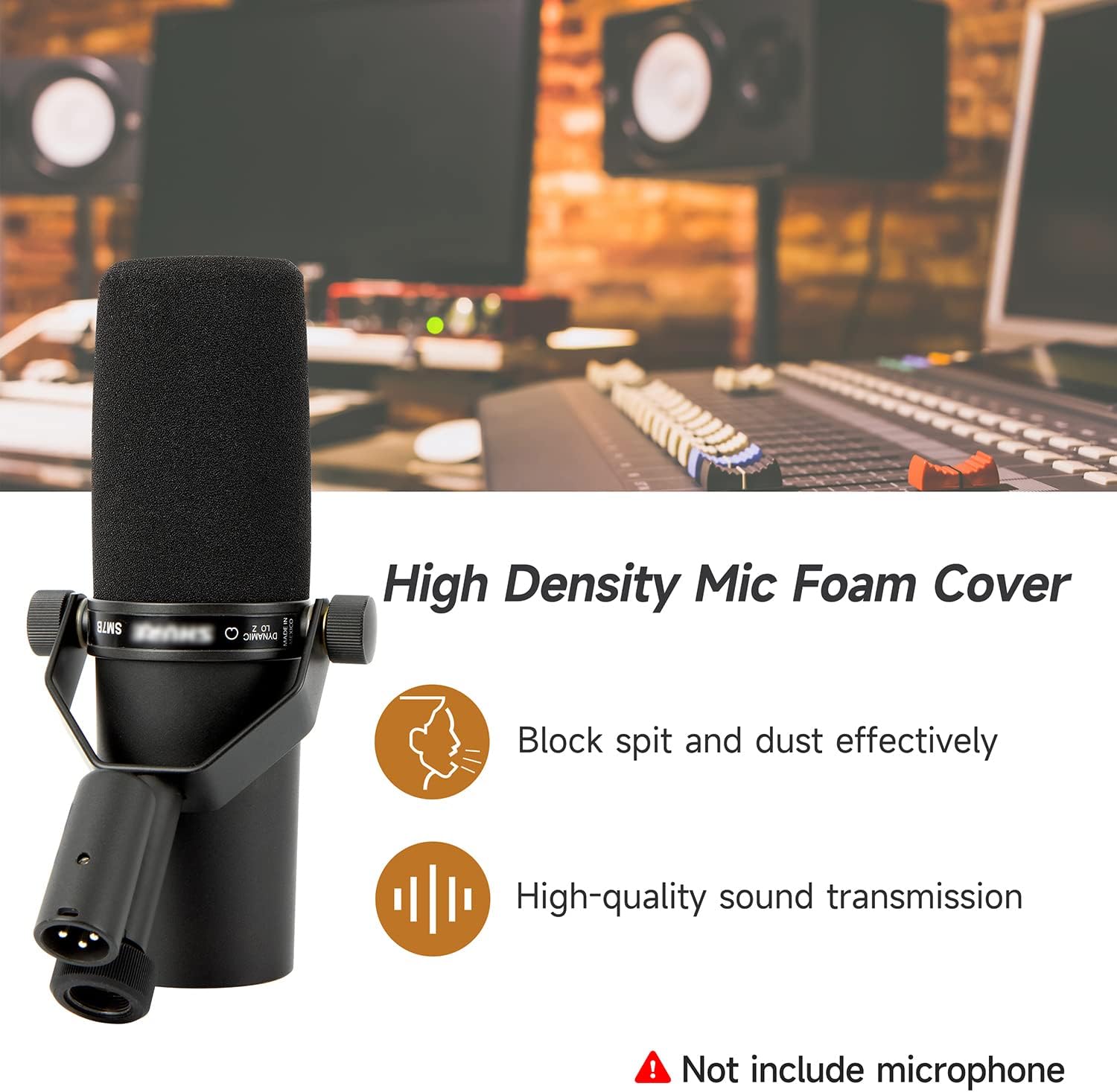 Parabrisas para micrófono Shur - Shure Mic Sm7B reseña y precio