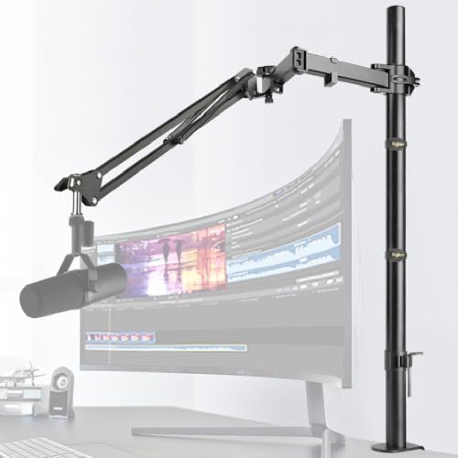 Brazo para Micrófono, Soporte  - Shure Mic Sm7B reseña y precio
