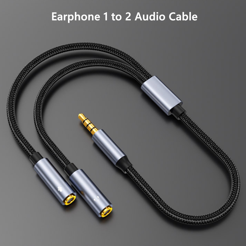 Cable de Audio auxiliar Jack d - Earphone Splitter Jack reseña y precio