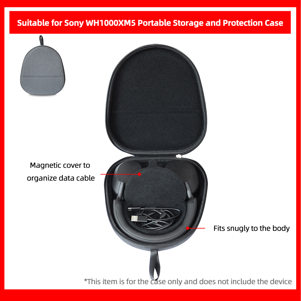 Estuche rígido protector a pru - Sony Headphone Wh-1000Xm5 reseña y precio